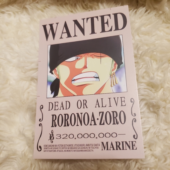 Other - One Piece Wanted Poster: Roronoa Zoro